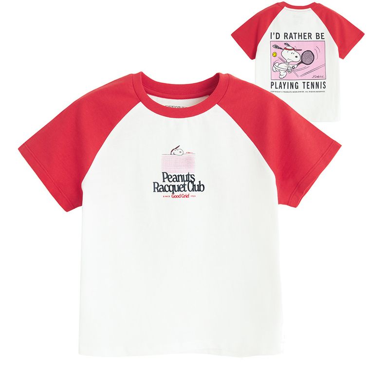 Cool Club, Tricou pentru fete, mix, imprimeu Peanuts