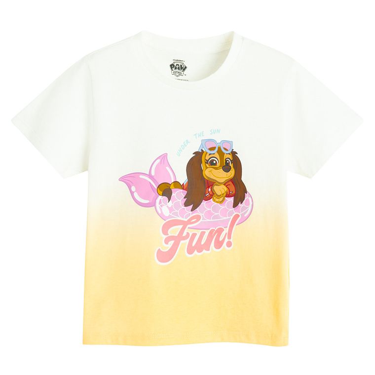 Cool Club, Tricou pentru fete, mix, set, 2 buc., imprimeu Paw Patrol