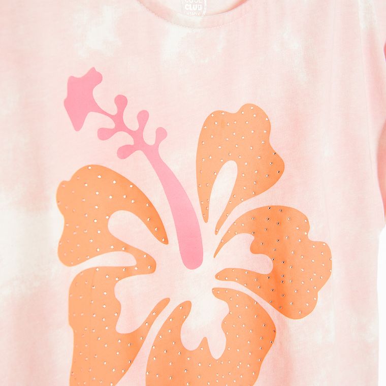 Cool Club, Tricou pentru fete, oversize, roz