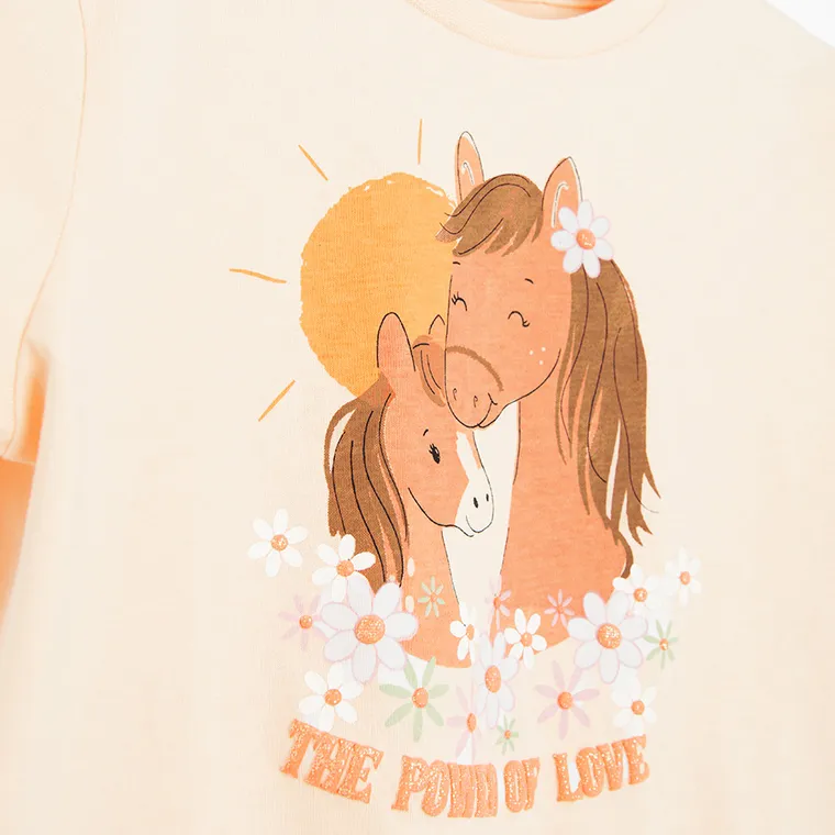 Cool Club, Tricou pentru fete, portocaliu