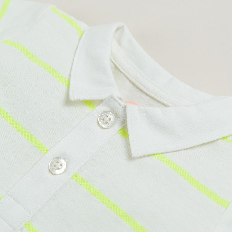 Cool Club, Tricou polo cu maneca scurta pentru baieti, alb