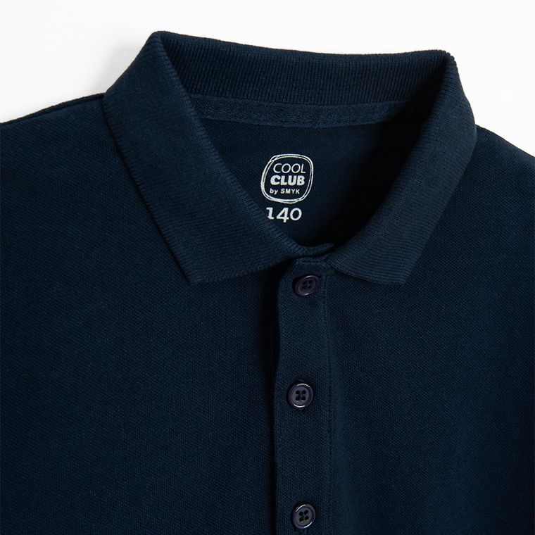 Cool Club, Tricou polo cu maneca scurta pentru baieti, bleumarin