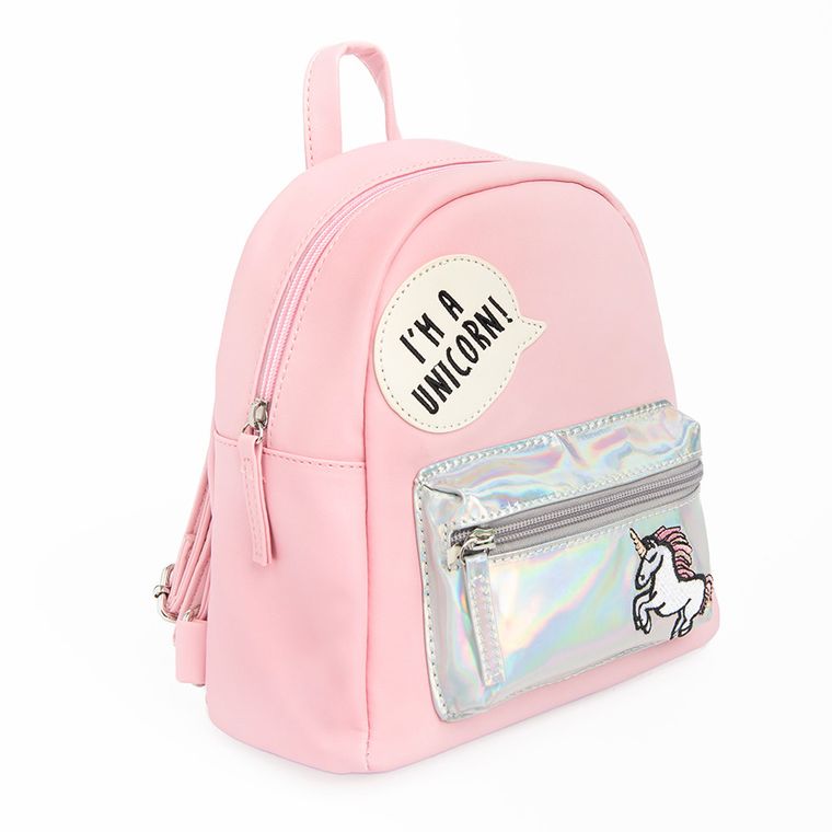 Cool Club, Unicorn, rucsac cu buzunar, roz