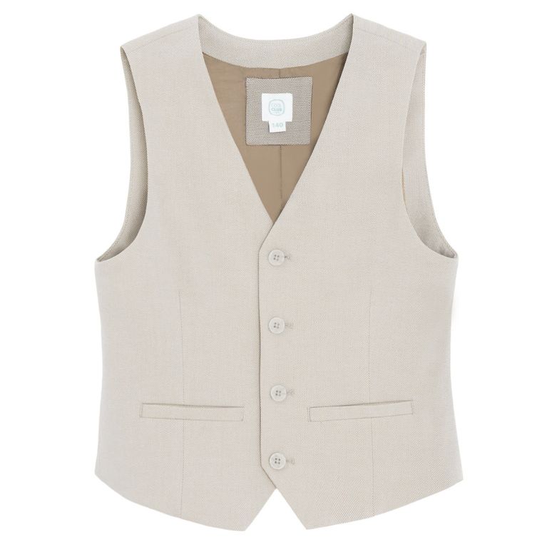 Cool Club, Vesta pentru baieti, bej