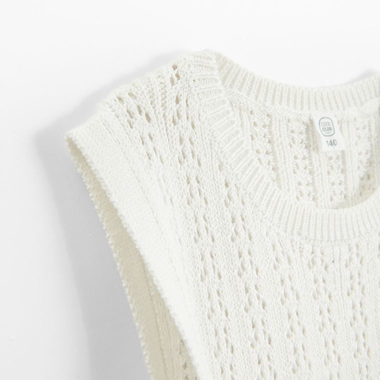 Cool Club, Vesta pentru fete, alb