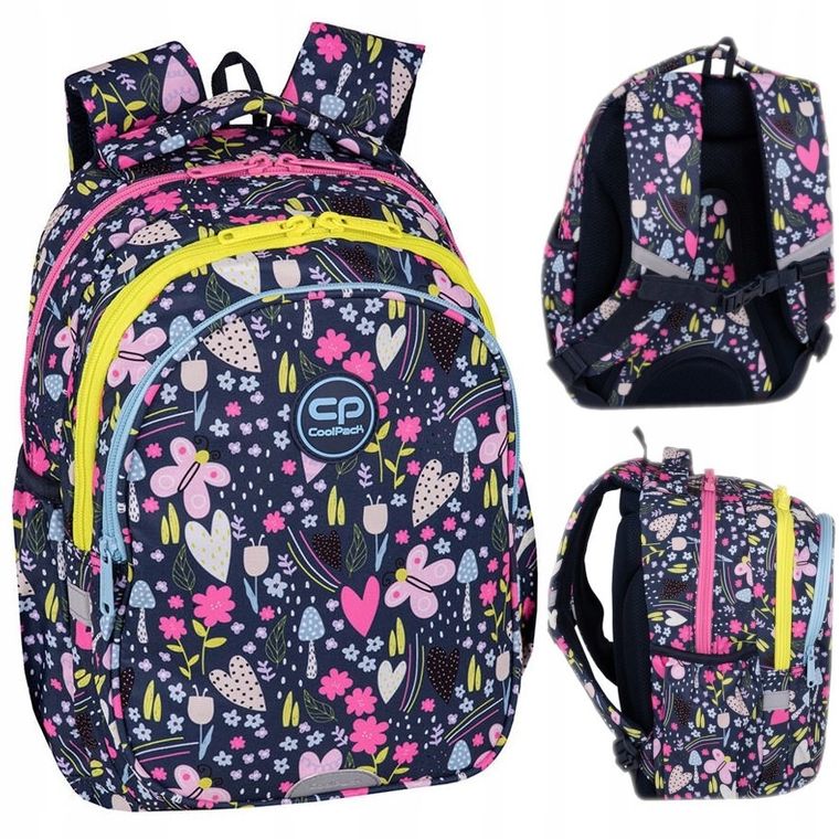 CoolPack, Jerry, rucsac pentru scoala, cu 3 compartimente, In the garden