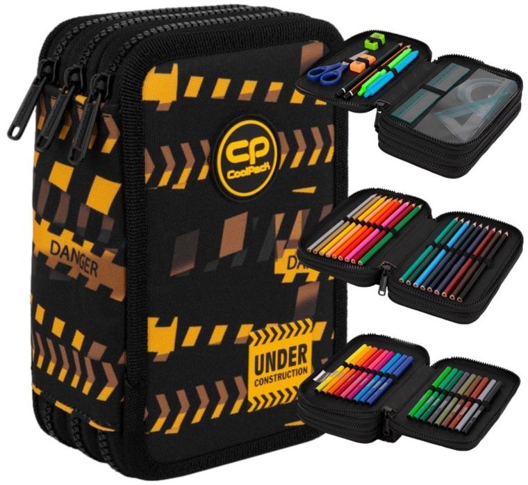CoolPack, Jumper 3, penar cu 3 compartimente, cu rechizite scolare, Don't Do It