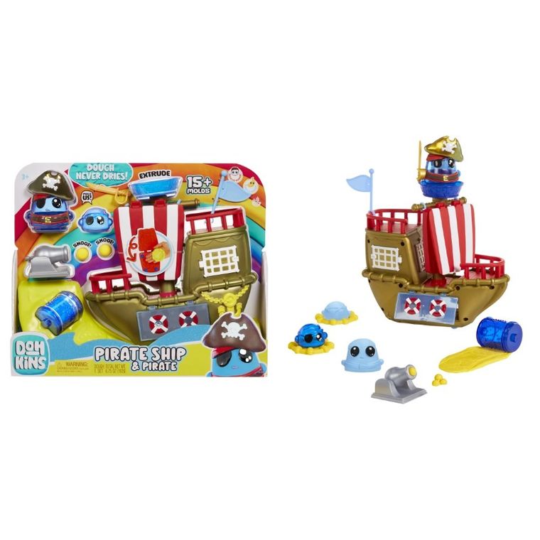 DohKins, Pirate Ship, set de joaca cu plastilina