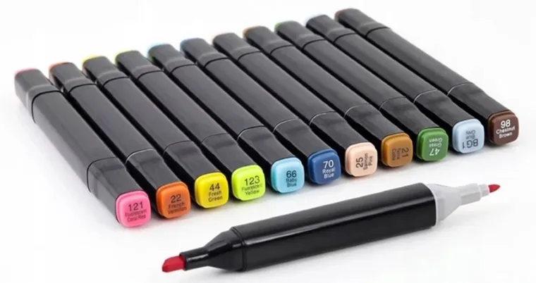 Extralink, set de markere cu alcool, 100 buc.