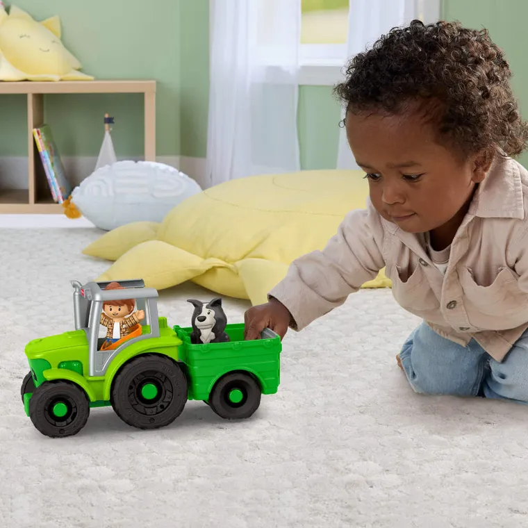 Fisher-Price, Little People, Tractor, masina de jucarie muzical