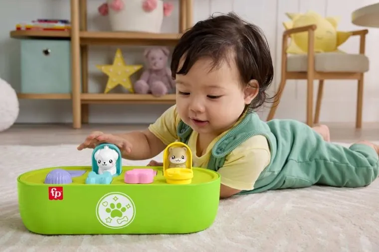Fisher-Price, Pets, Fine Motor Pop-Up, jucarie arcade