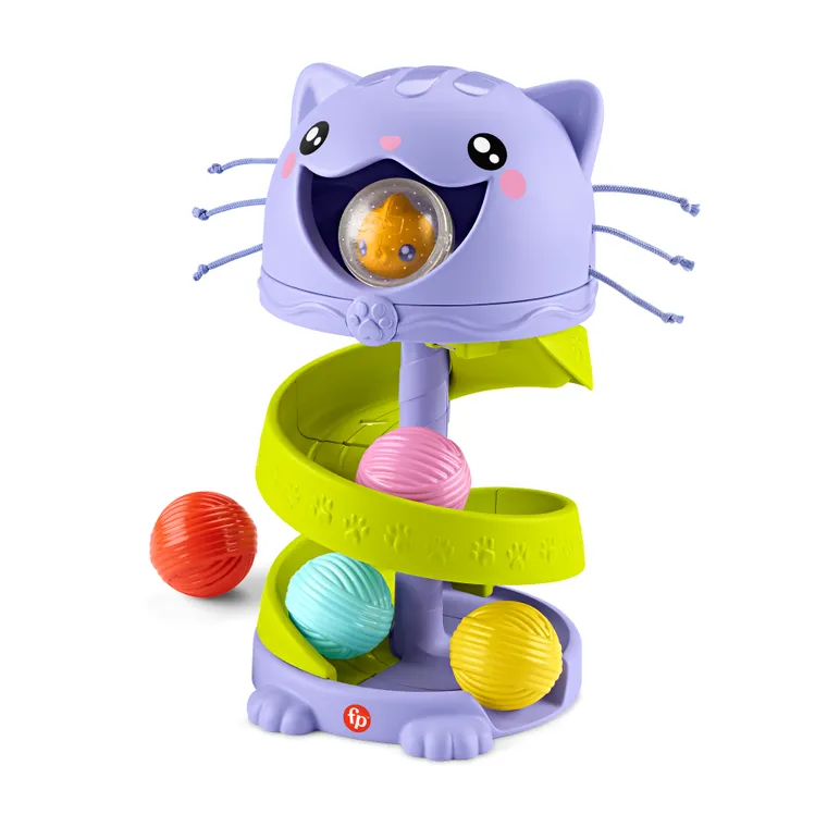 Fisher-Price, Pets, Purrr-fect Ball Tower, jucarie pentru bebelusi