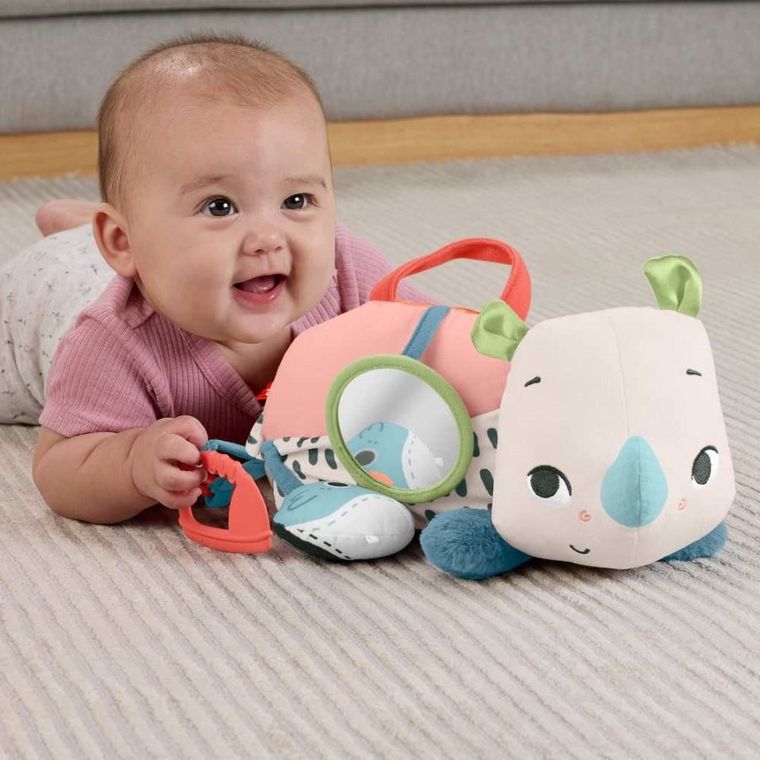 Fisher-Price, Planet Friends, Rinocer interactiv, jucarie senzoriala