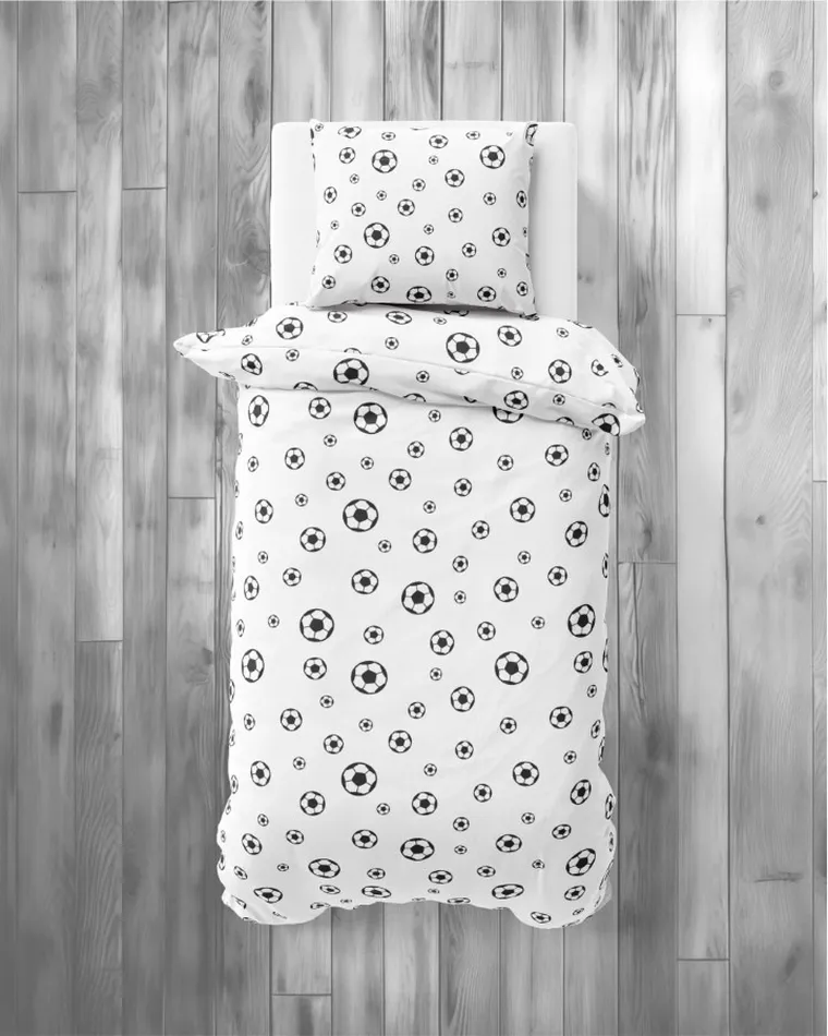 Football, set lenjerie de pat single, 140-200 cm