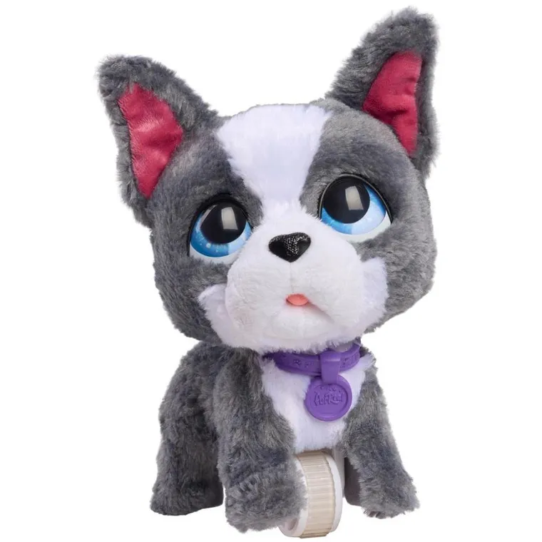 FurReal Friends, Walkalots, Bulldog francez care merge in lesa, jucarie interactiva