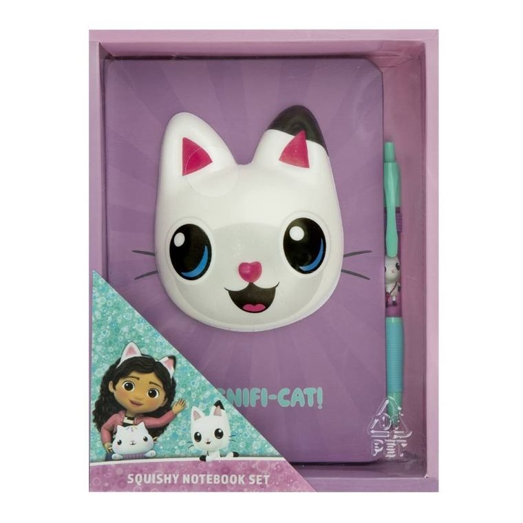 Gabby's Dollhouse, caiet A5 cu stilou