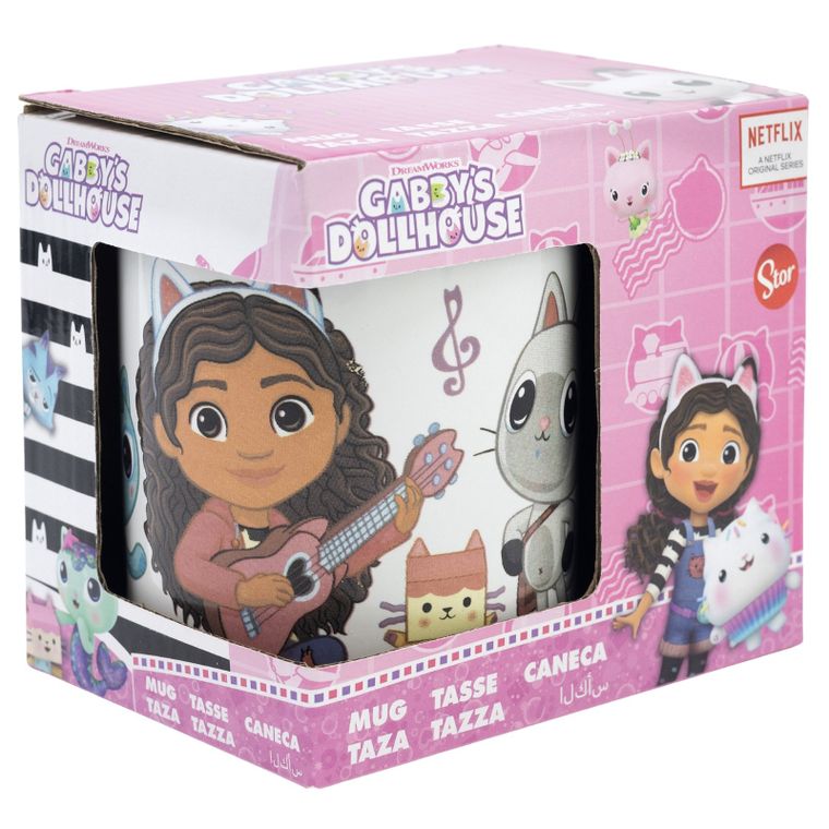Gabby's Dollhouse, cana din ceramica, in cutie, 325 ml