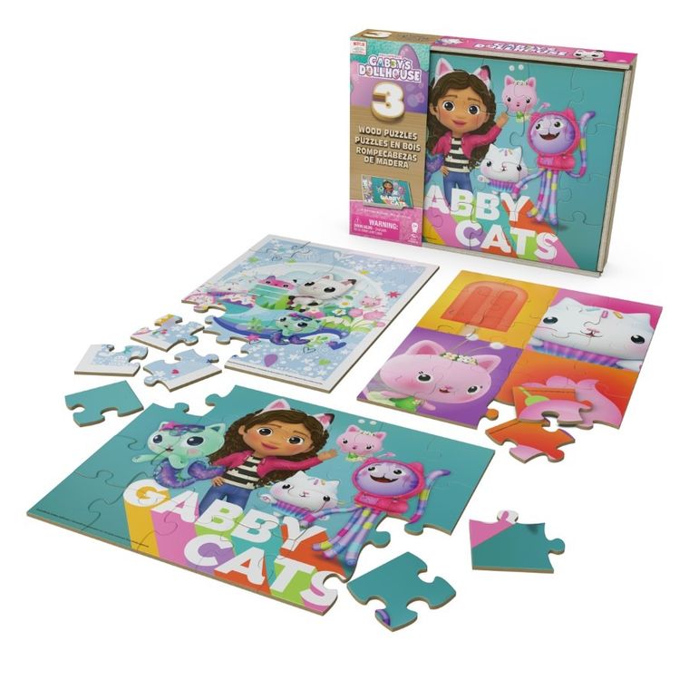 Gabby's Dollhouse, puzzle, 3-24 piese