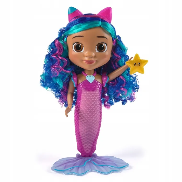 Gabby's Dollhouse, Sing & Shine Mermaid Gabby, papusa interactiva