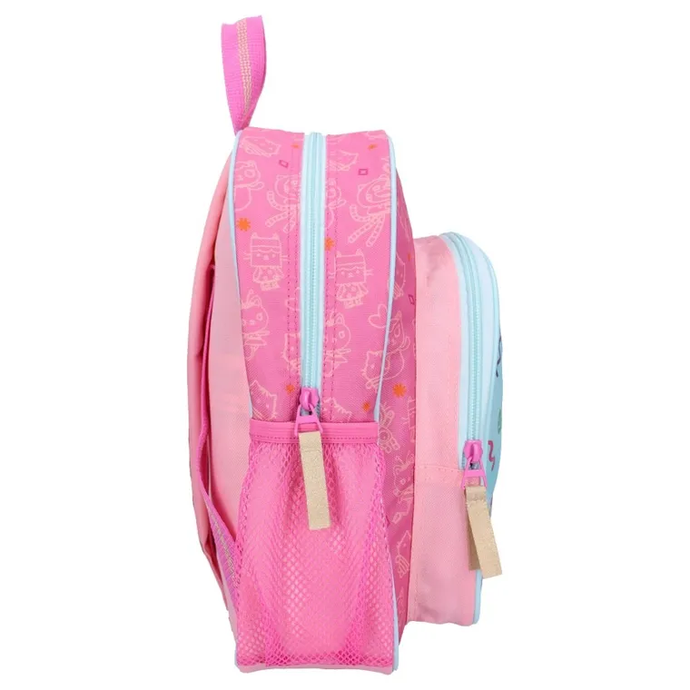 Gabby's Dollhouse, The Party Starts Meow, rucsac pentru prescolar, roz