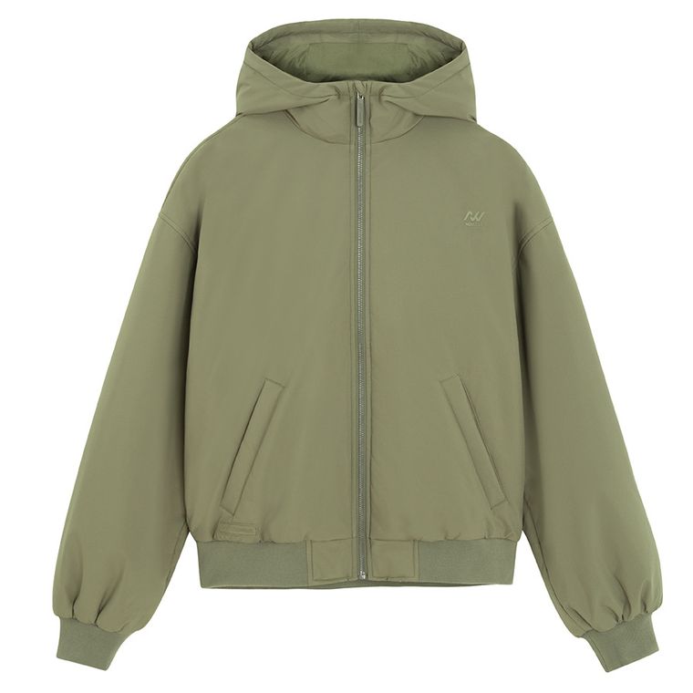 Geaca de tranzitie cu gluga si croiala oversize NOWEAR