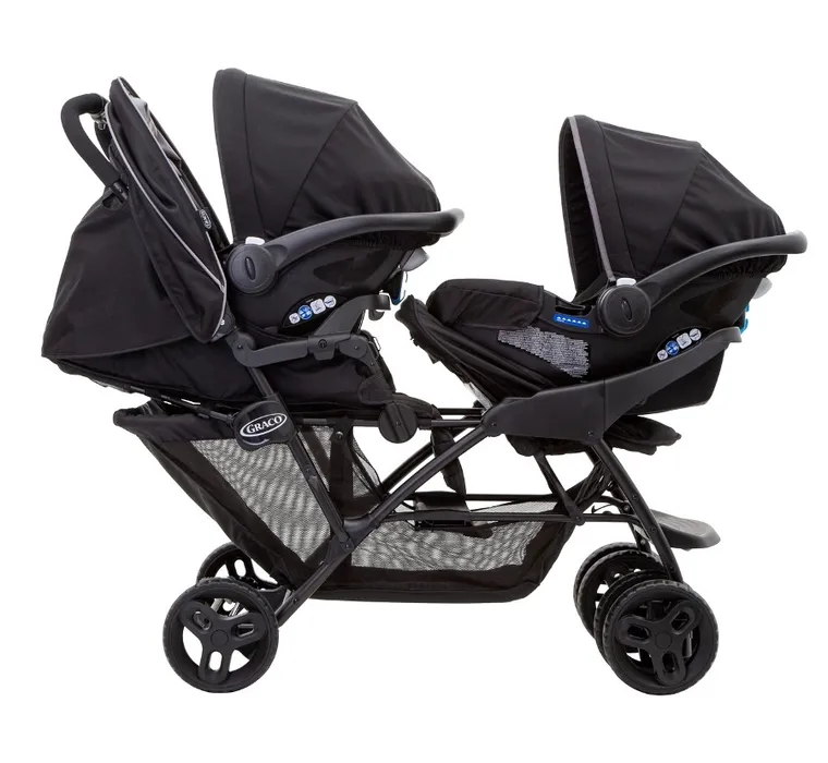 Graco, Stadium Duo, carucior sport dublu, Black Grey