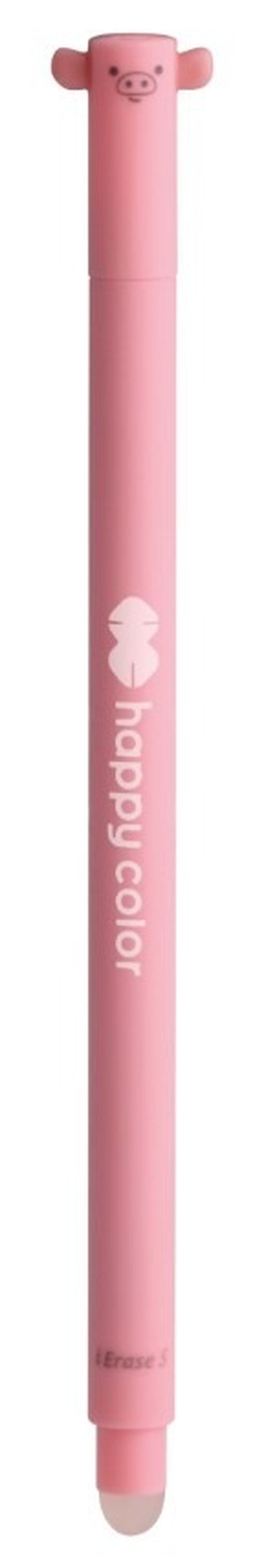 Happy Color, pix cu cerneala care se sterge, albastru, 0.5 mm