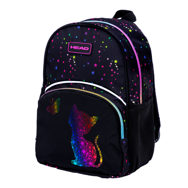Head, Golden Effect, rucsac gradinita, Rainbow Kitty