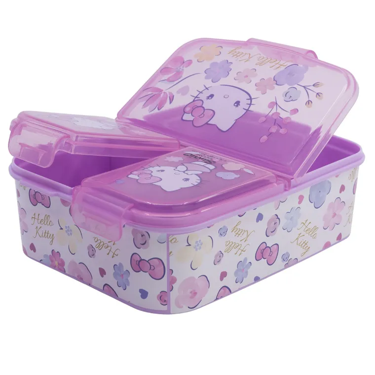 Hello Kitty, cutie pentru pranz cu compartimente