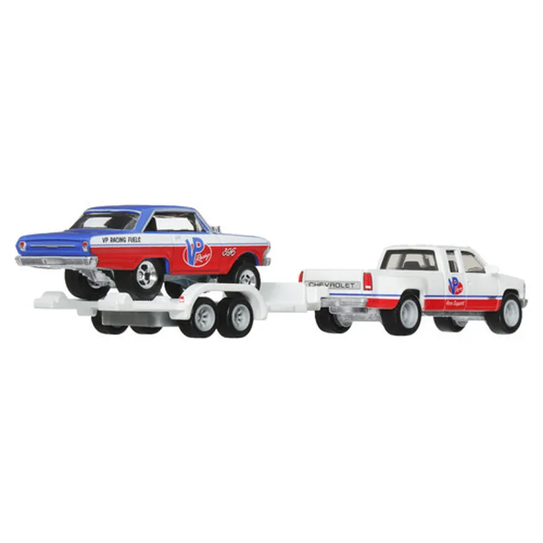 Hot Wheels, Car Culture, Team Transport, '63 Chevy Nova & '88 Chevy Silverado 3500, masini, scara 1:64, HRV42