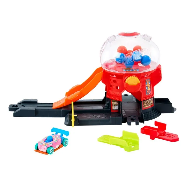 Hot Wheels City, Downtown Candy Shop, set de joaca cu masina