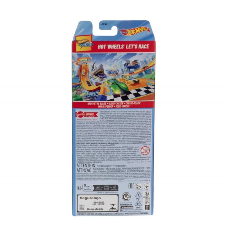 Hot Wheels, Let's Race, set de 5 masini, 1 buc.