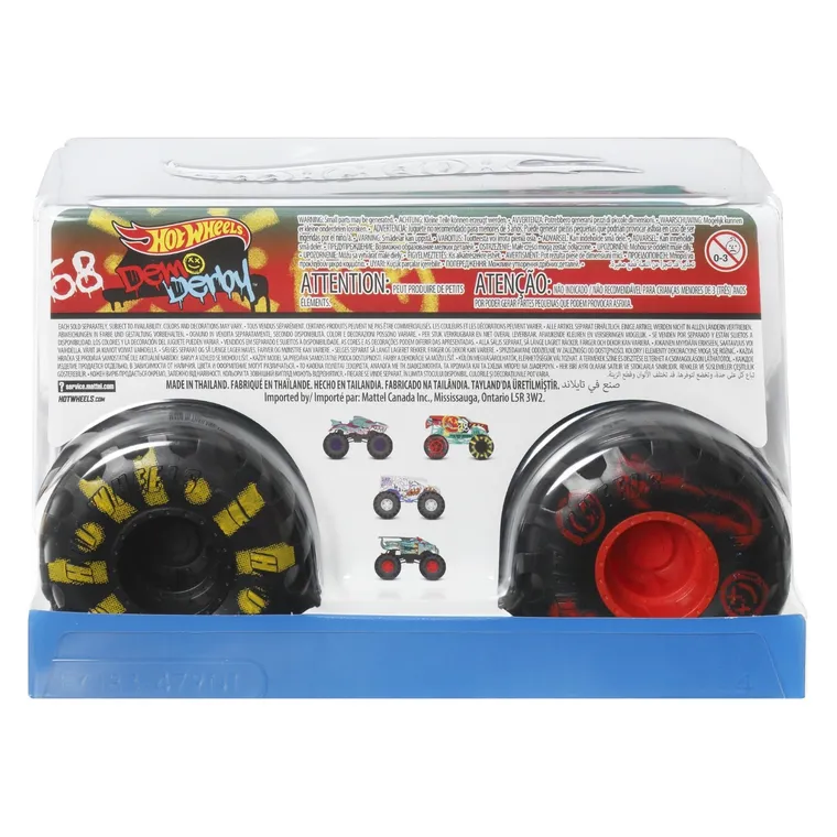 Hot Wheels, Monster Trucks, #68 Demo Derby, masina, scara 1:24