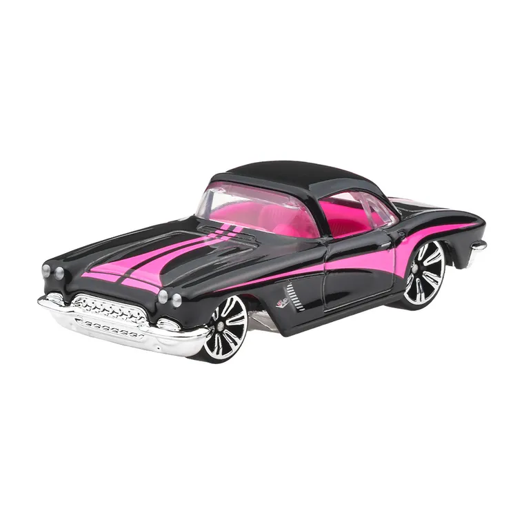 Hot Wheels, Neon Speeders, '62 Corvette, masina, scara 1:64, JKX95