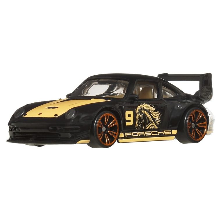 ジョージ様 Hot Wheels, Neon Speeders, Porsche 993 GT2, masina, scara 1:64