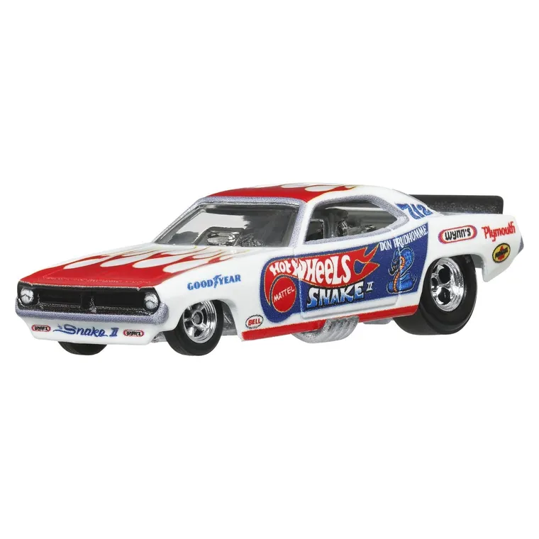 Hot Wheels, Premium, Car Culture, '72 Plymouth CUDA FC & Rob'N Pinks, set de 2 masini, scara 1:64, JBL01