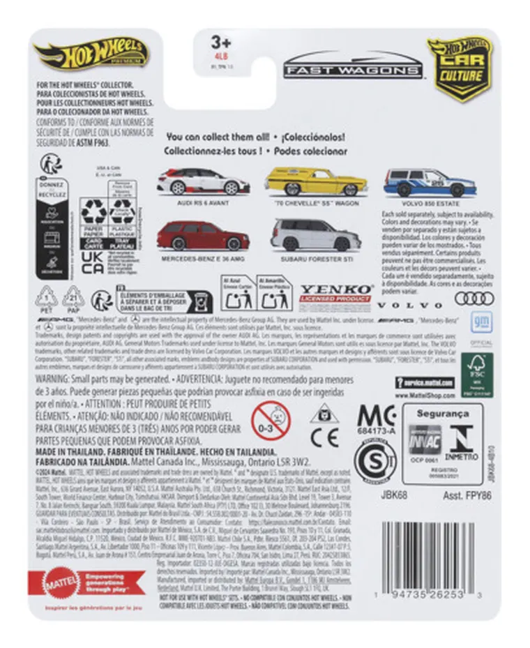 Hot Wheels, Premium, Car Culture, Volvo 850 Estate, masina, scara 1:64, JBK68