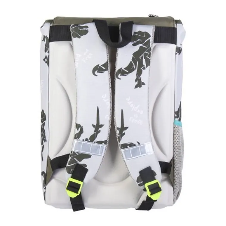 Jurassic Park, rucsac pentru scoala, maro