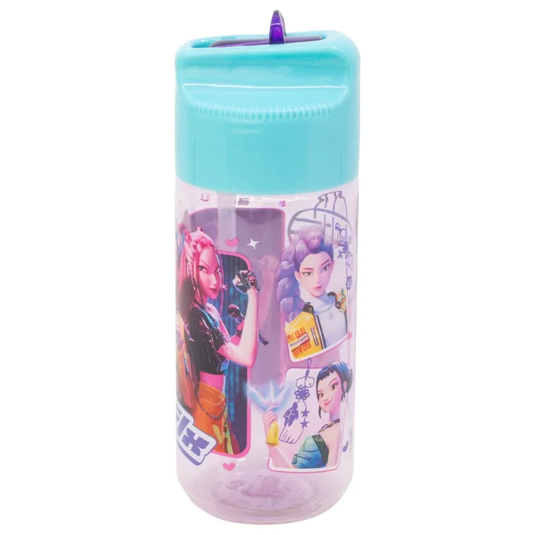 K-Pop Demon Hunters, sticla de apa din plastic, ecozen, 430 ml