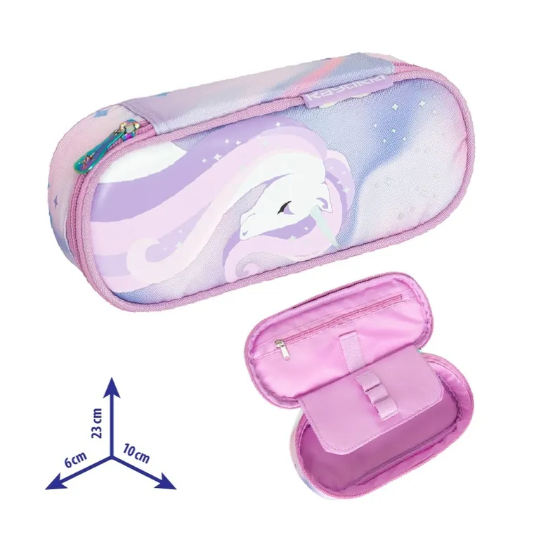 Kayokki, penar oval, 23-6-10 cm, unicorn, violet