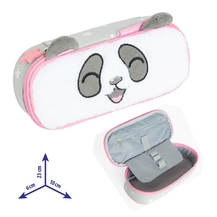 Kayokki, penar oval, 23-6-10 cm, ursulet panda gri