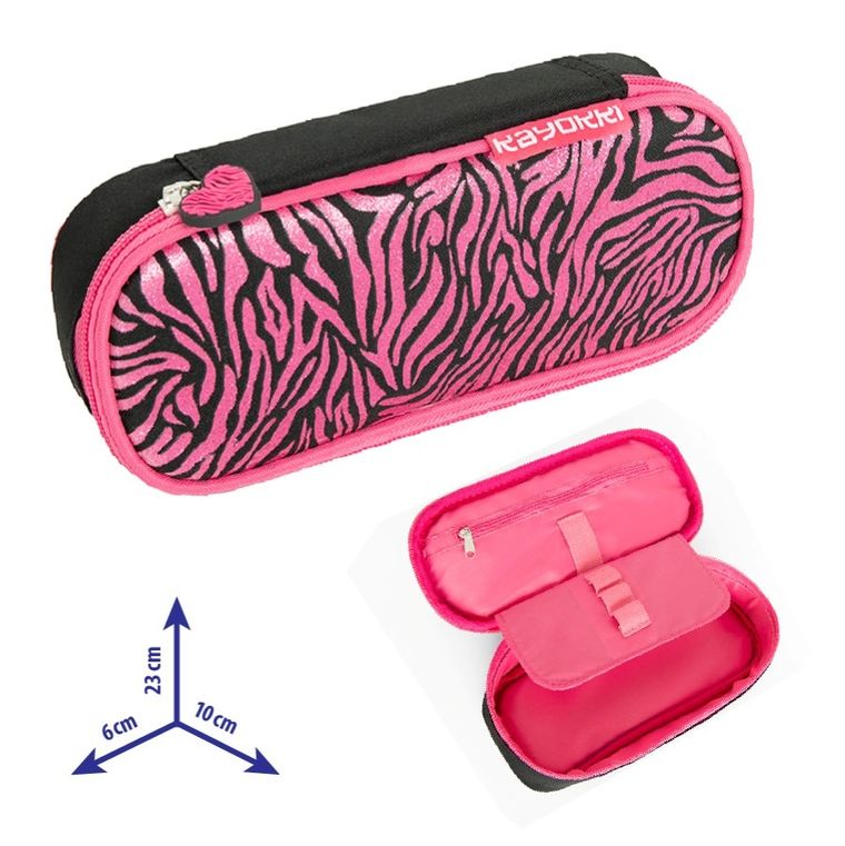 Kayokki, penar oval, zebra roz