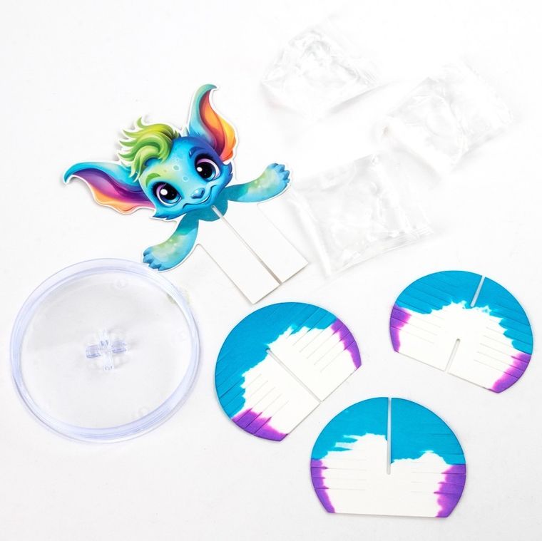 Kidea, creatura cristalina magica, set creativ