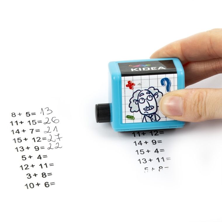Kidea, imprimanta matematica, invatarea adunarii