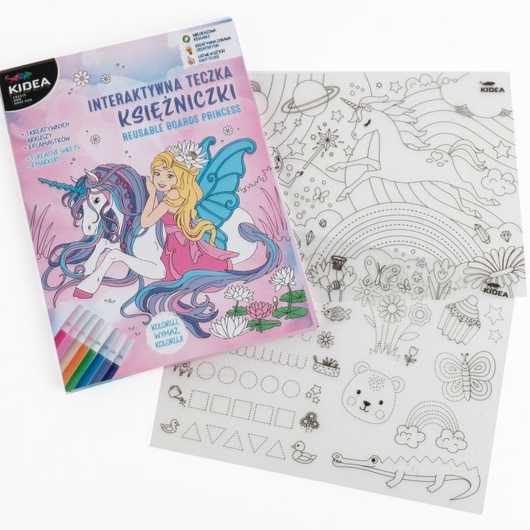 Kidea, Printese, Servieta interactiva, set creativ