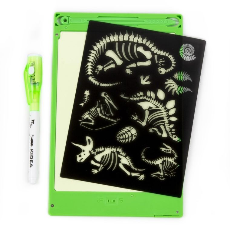 Kidea, tableta de desen, LCD 8", dinozauri