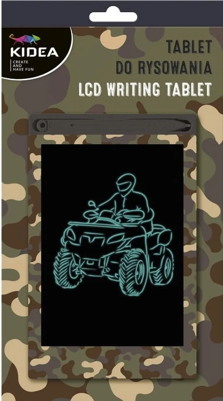 Kidea, tableta de desen, LCD, moro