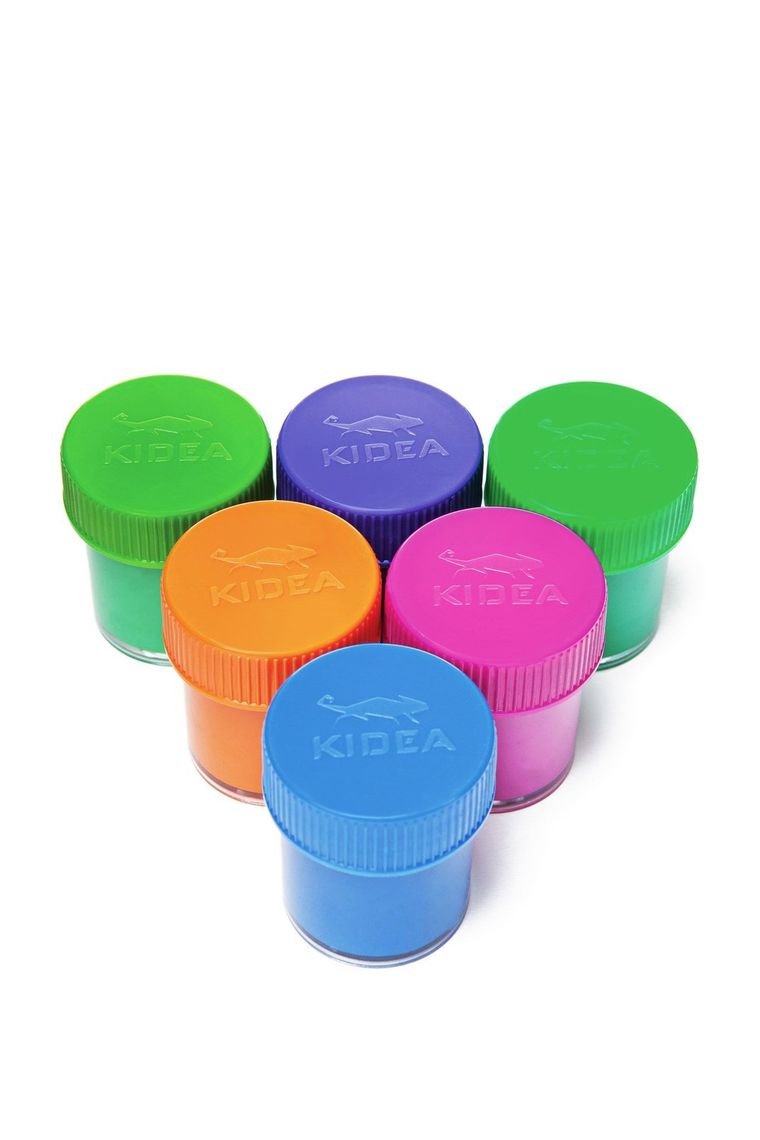 Kidea, vopsele pentru postere, 20 ml, 12 culori