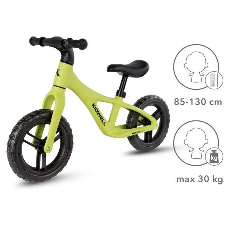 Kidwell, Jogo, bicicleta fara pedale, Lime