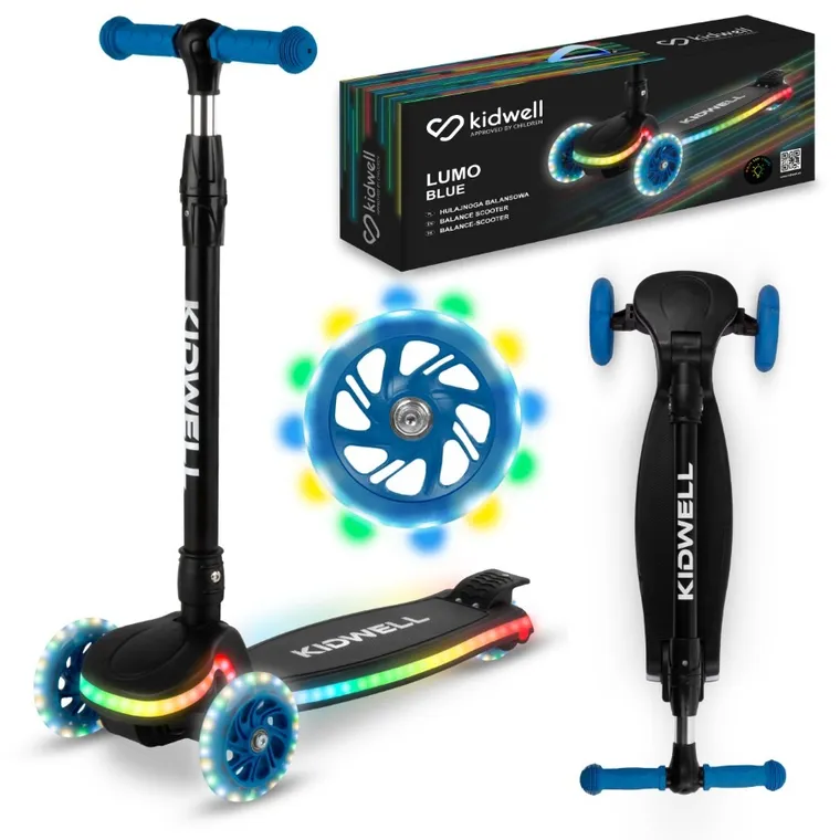 Kidwell, Lumo, trotineta cu 3 roti, albastru